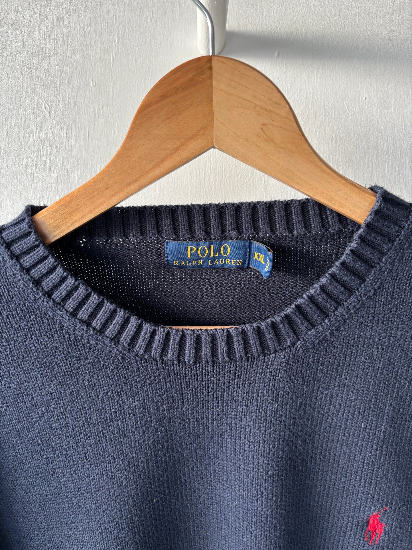 L - VINTAGE RALPH LAUREN KNITTED SWEATSHIRT