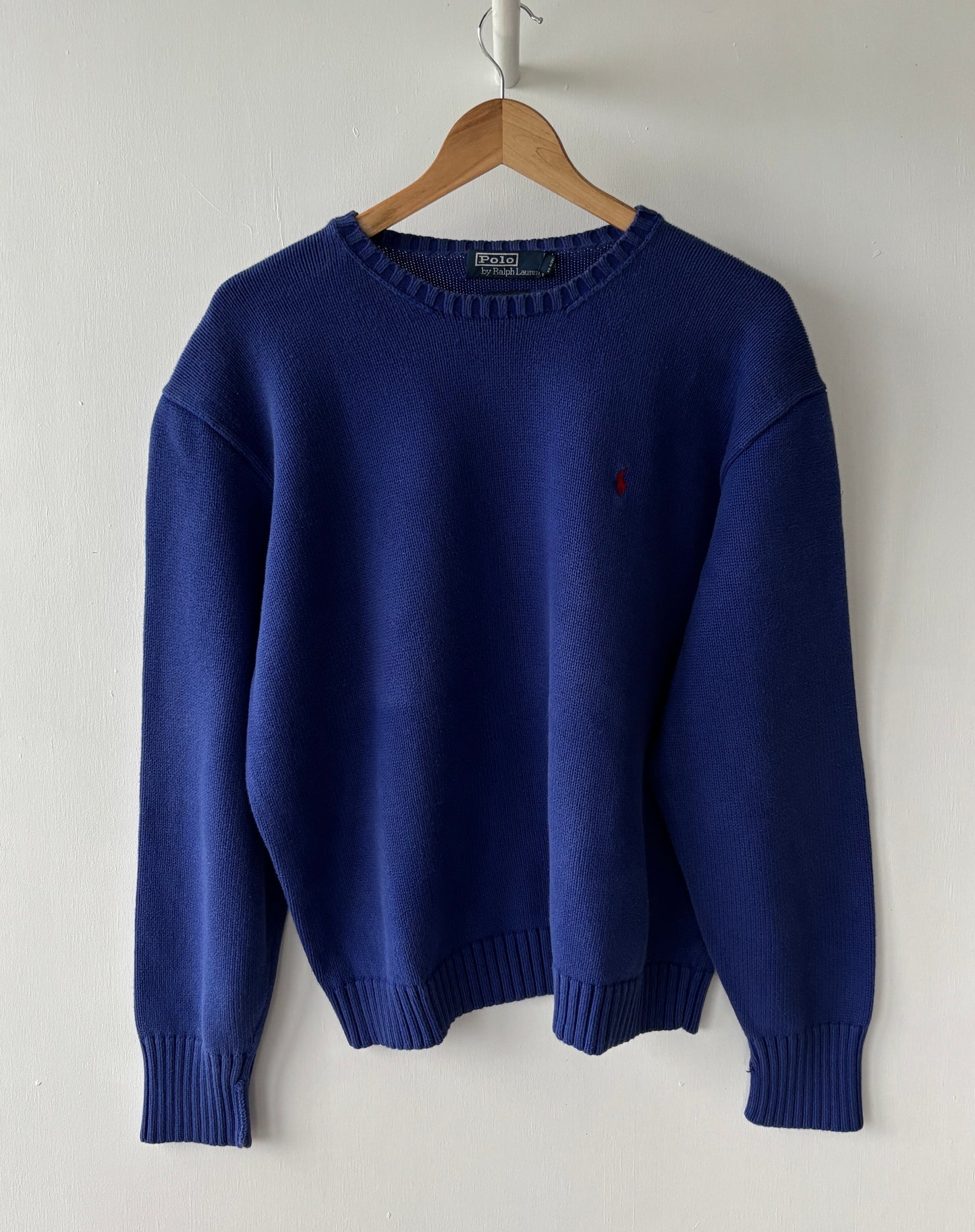 L - VINTAGE RALPH LAUREN KNITTED SWEATSHIRT