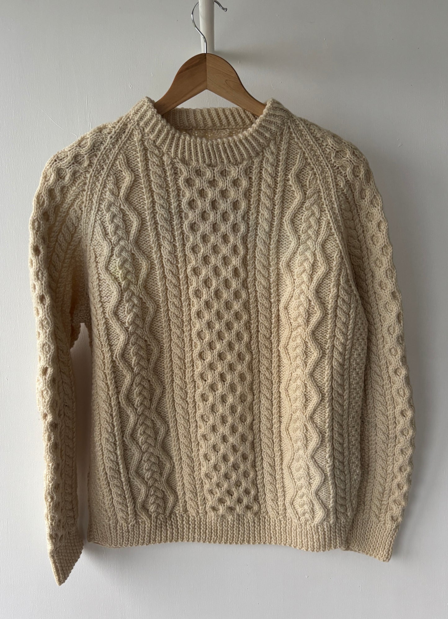 M - VINTAGE ARAN SWEATSHIRT