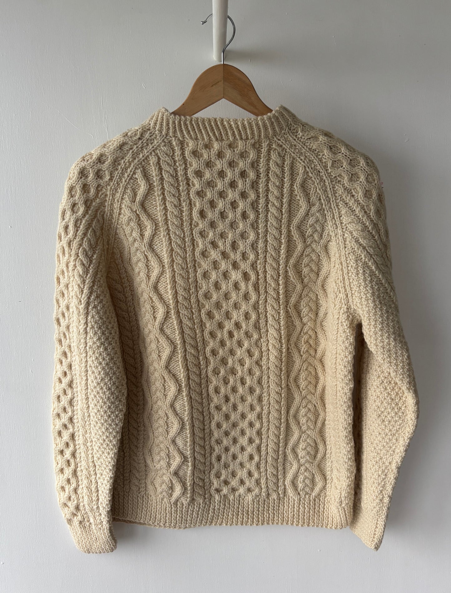 M - VINTAGE ARAN SWEATSHIRT