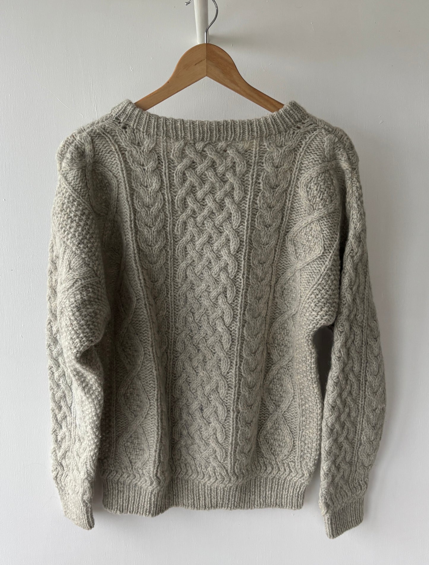 M - VINTAGE ARAN SWEATSHIRT