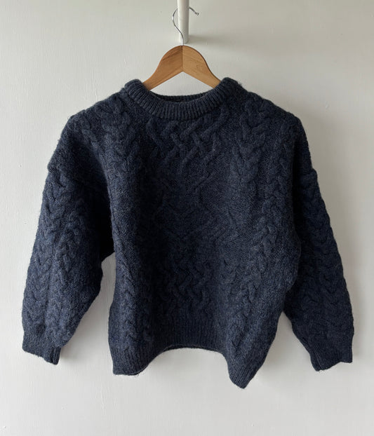 XS - VINTAGE ARAN SWEATSHIRT