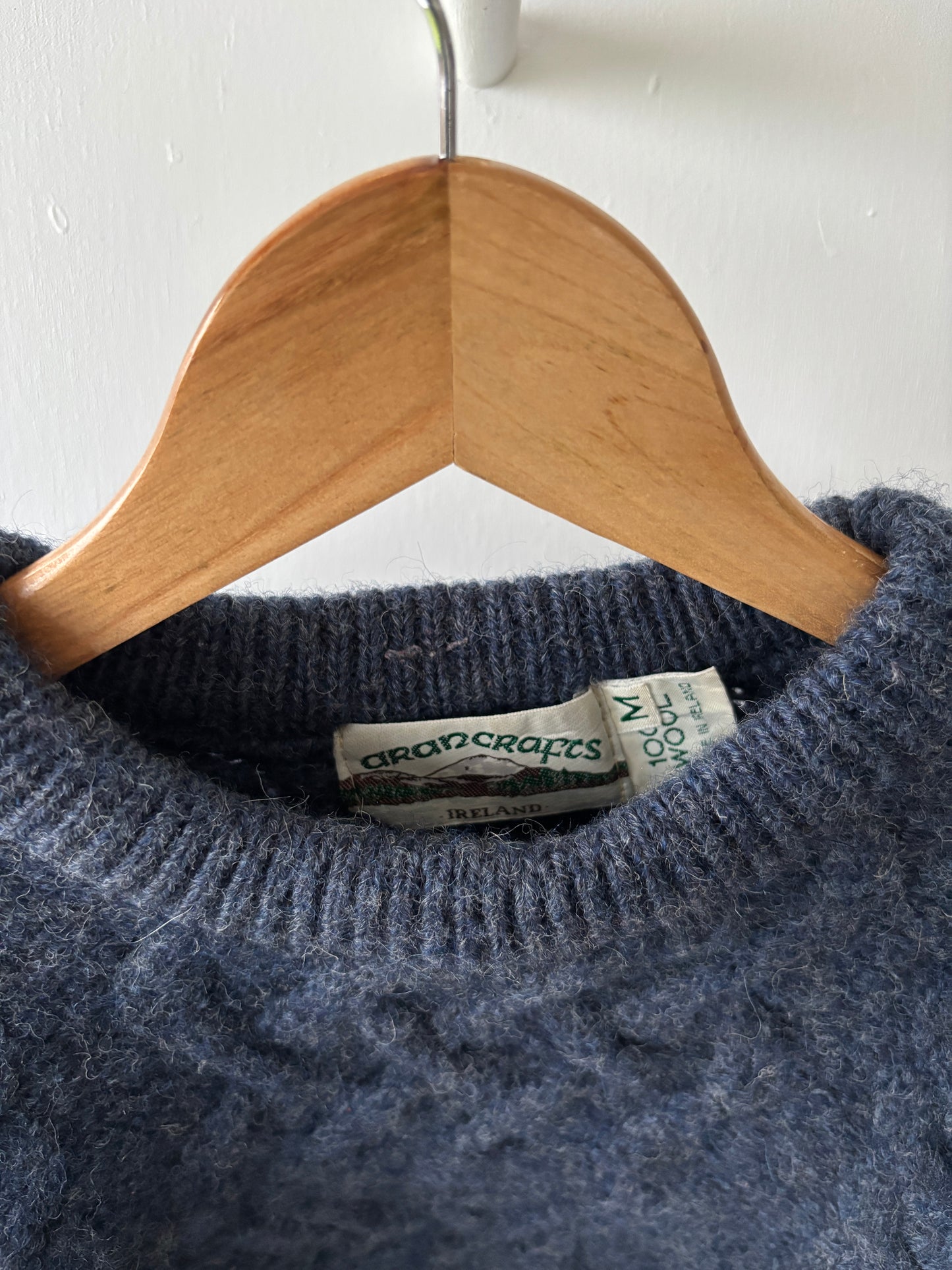 XS - VINTAGE ARAN SWEATSHIRT