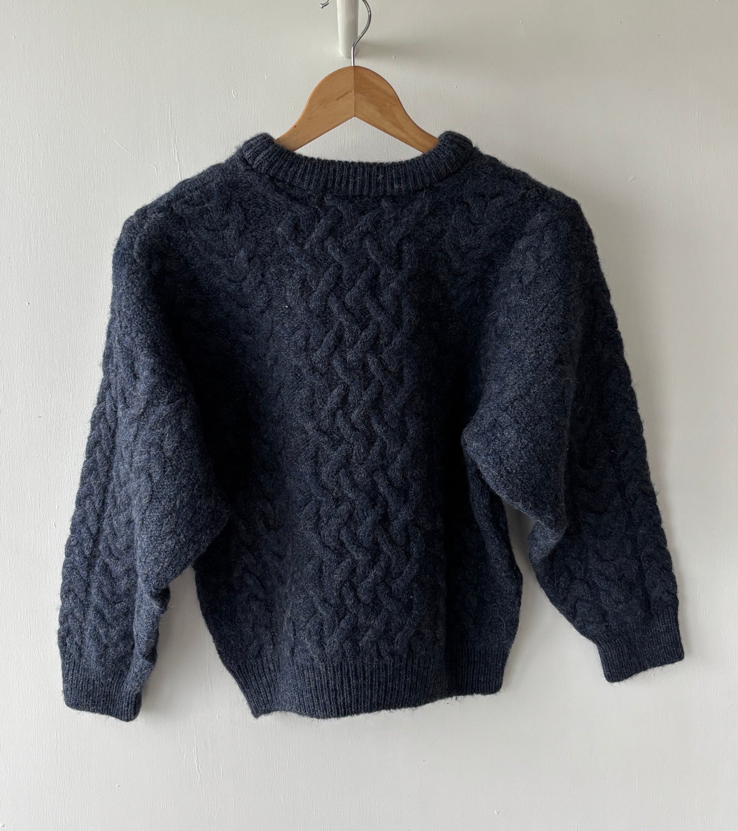 XS - VINTAGE ARAN SWEATSHIRT