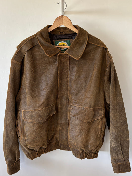 XL - VINTAGE LEATHER JACKET