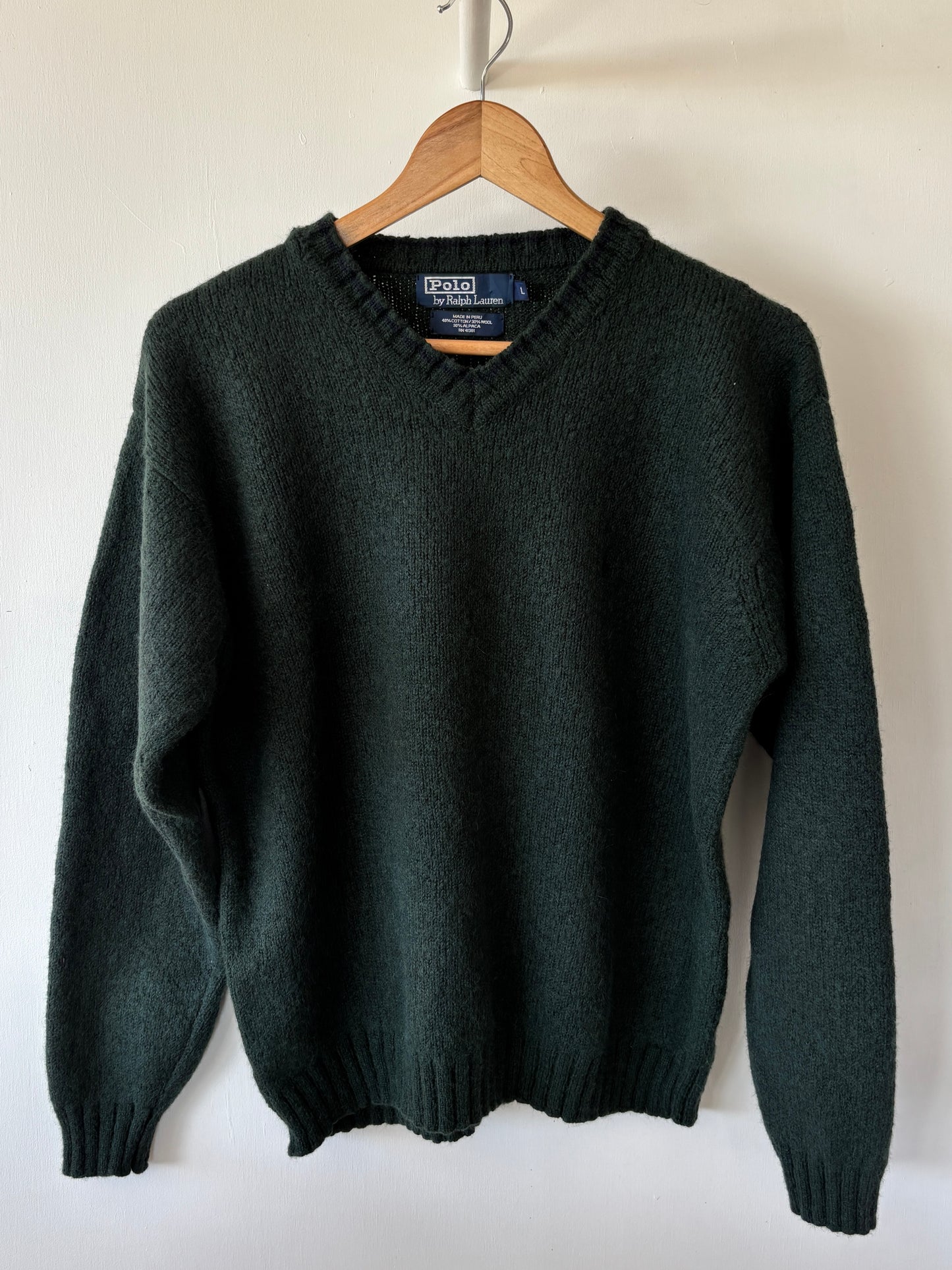 M - VINTAGE RALPH LAUREN KNITTED SWEATSHIRT