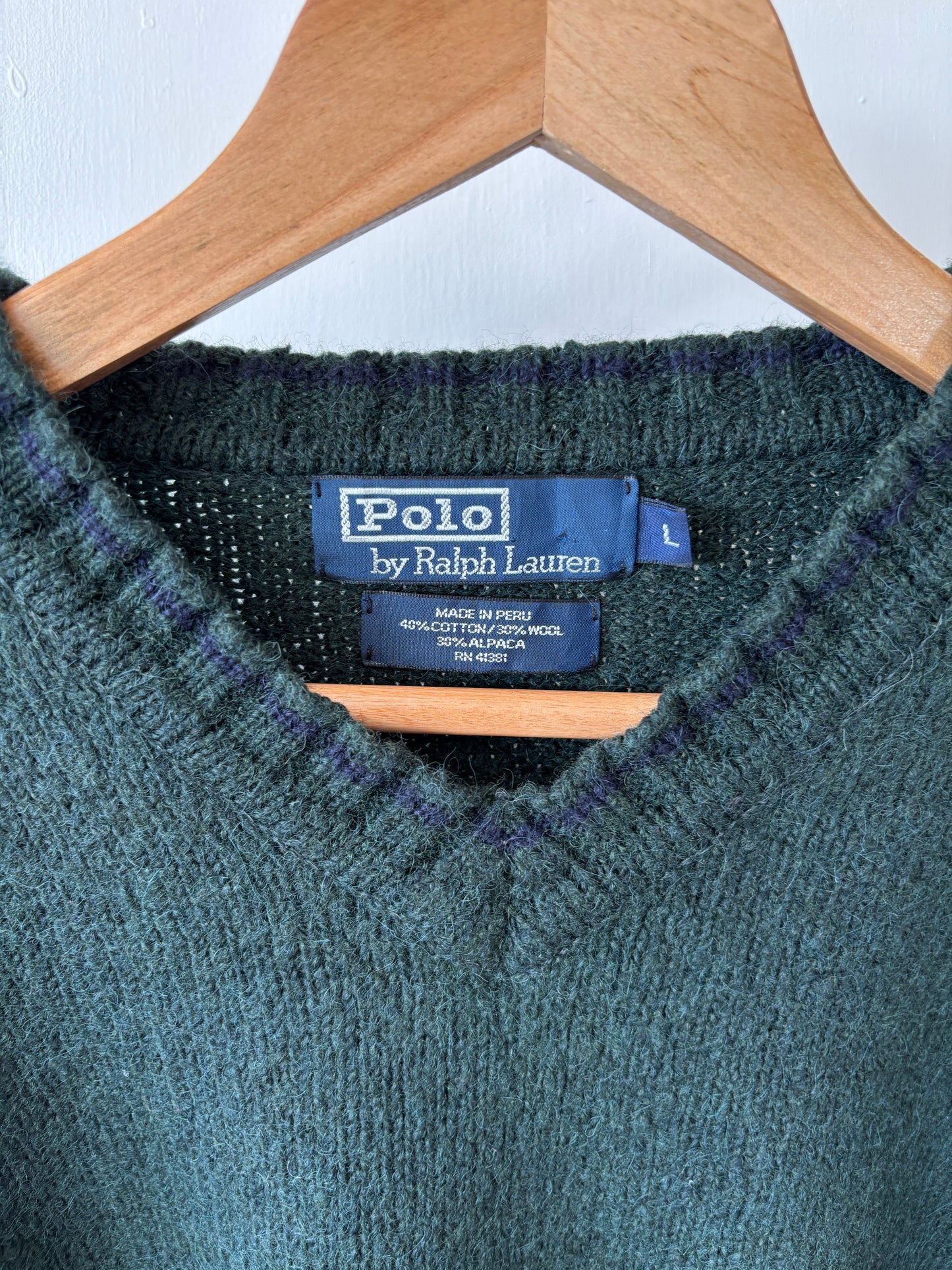 M - VINTAGE RALPH LAUREN KNITTED SWEATSHIRT