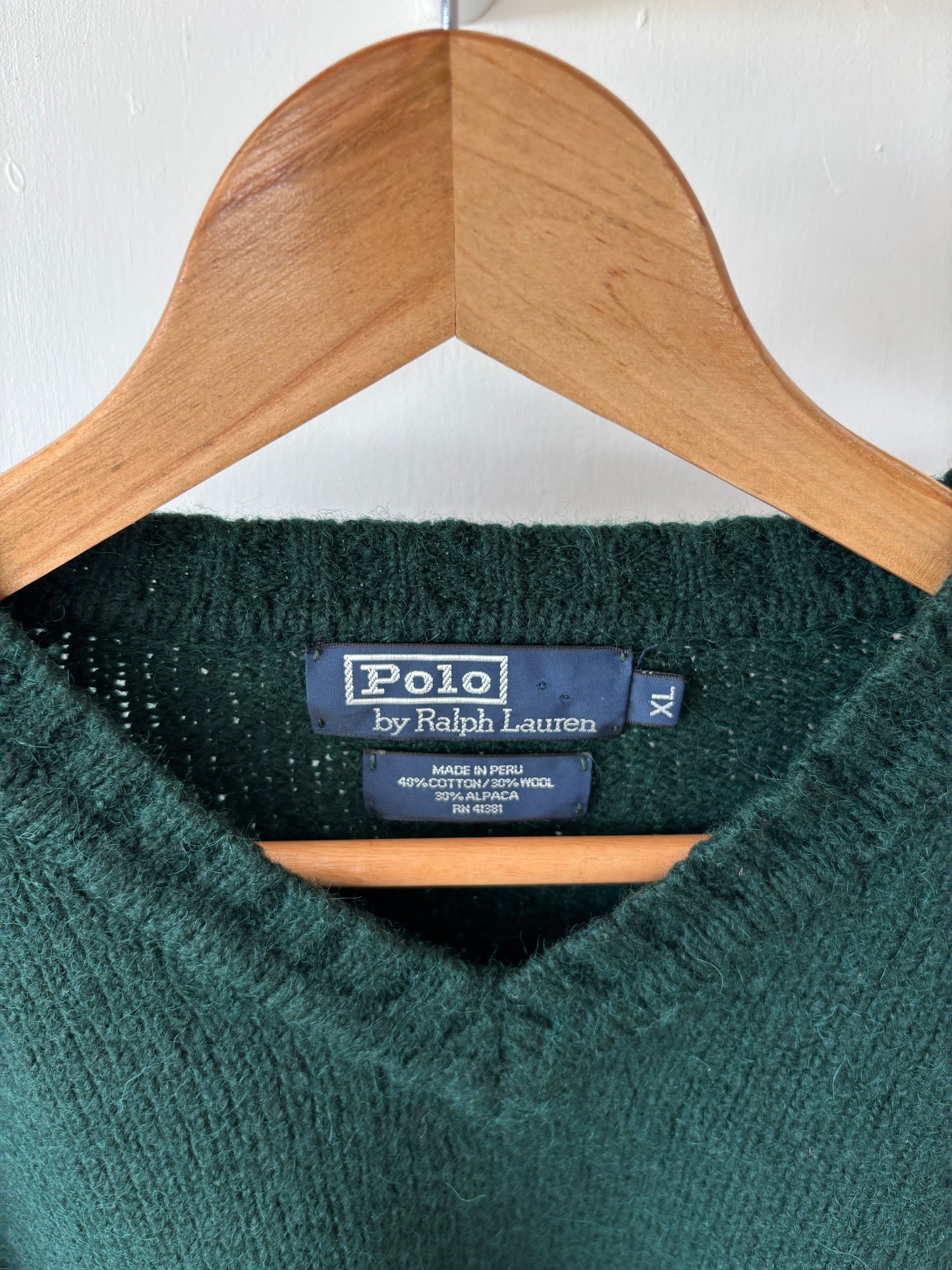 M - VINTAGE RALPH LAUREN KNITTED SWEATSHIRT