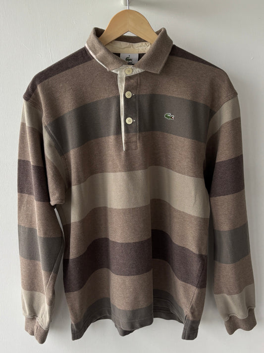 M - VINTAGE LACOSTE LONG SLEEVE POLO