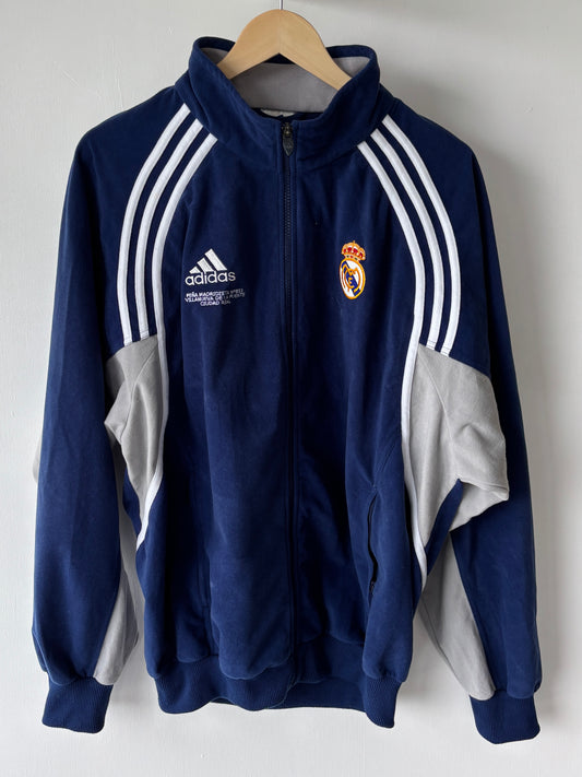 L - VINTAGE REAL MADRID TRACK JACKET