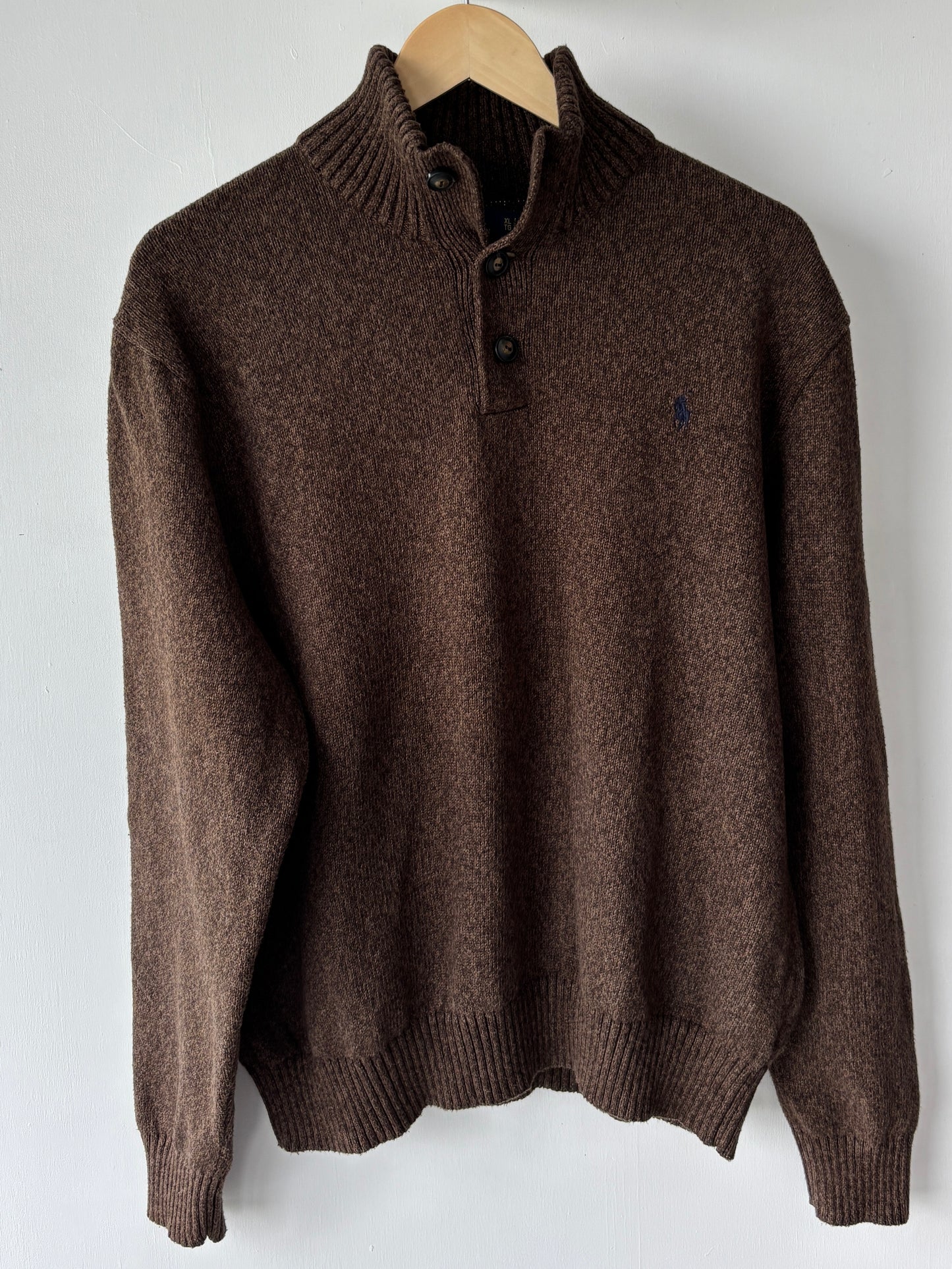 L - VINTAGE RALPH LAUREN KNITTED SWEATSHIRT