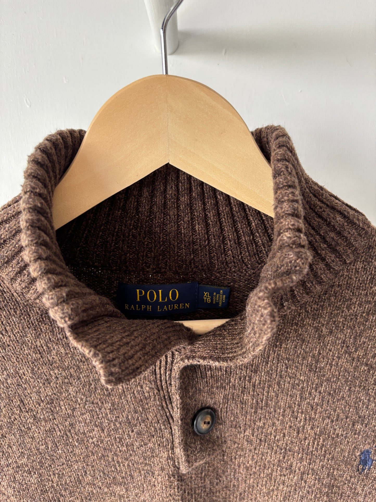 L - VINTAGE RALPH LAUREN KNITTED SWEATSHIRT