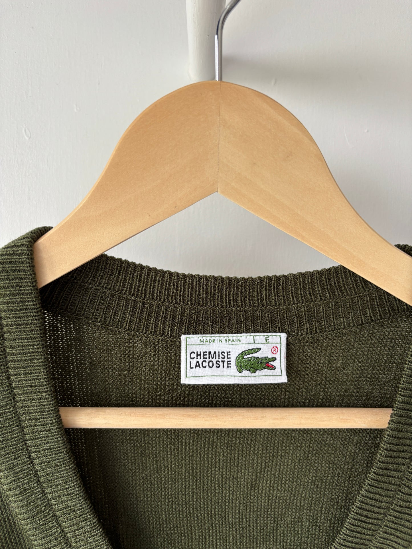 XL - VINTAGE LACOSTE CARDIGAN