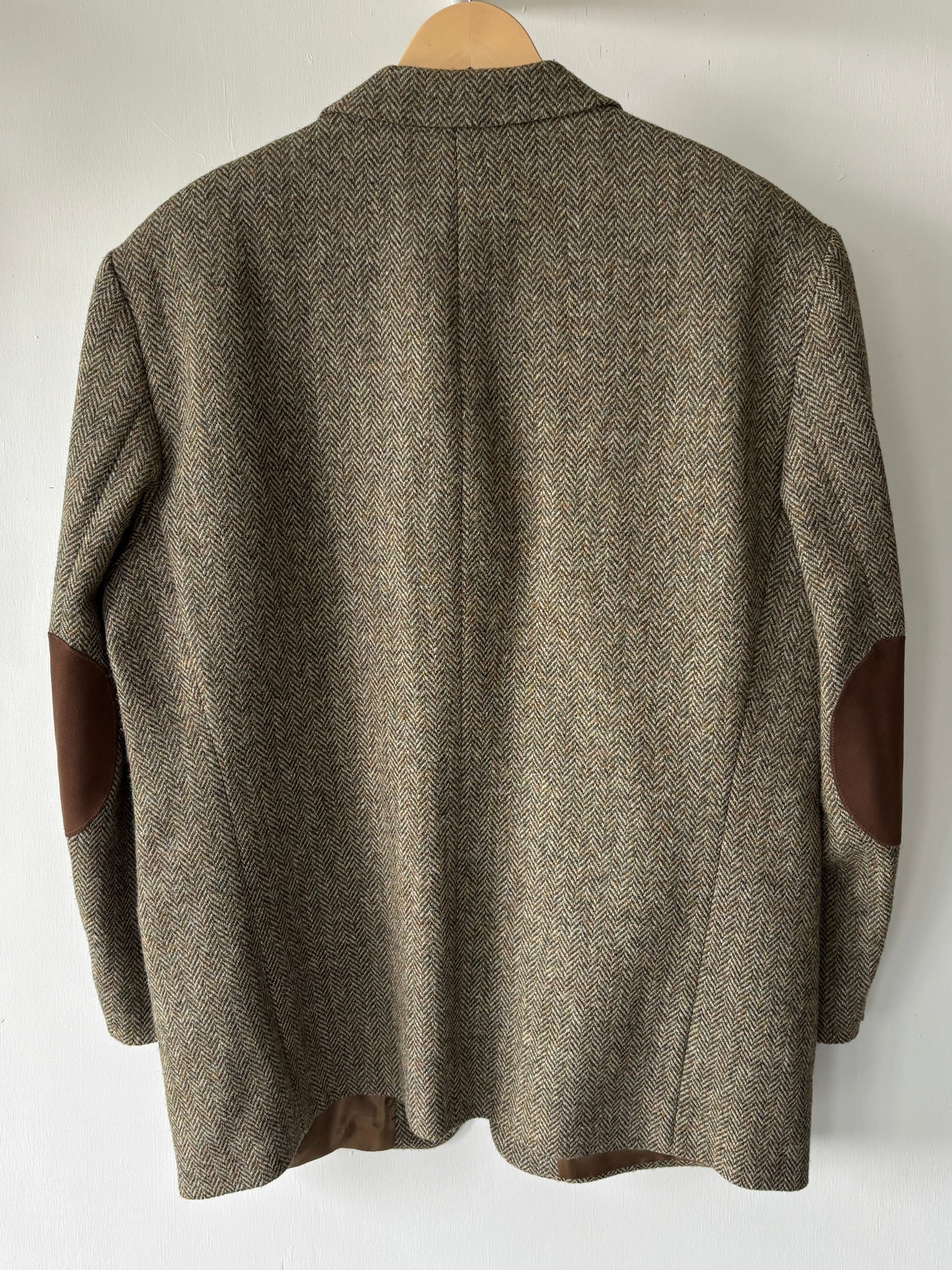 L - VINTAGE HARRIS TWEED BLAZER