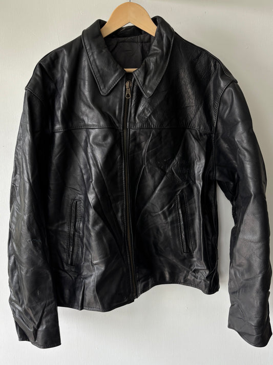 M - VINTAGE HD LEATHER JACKET