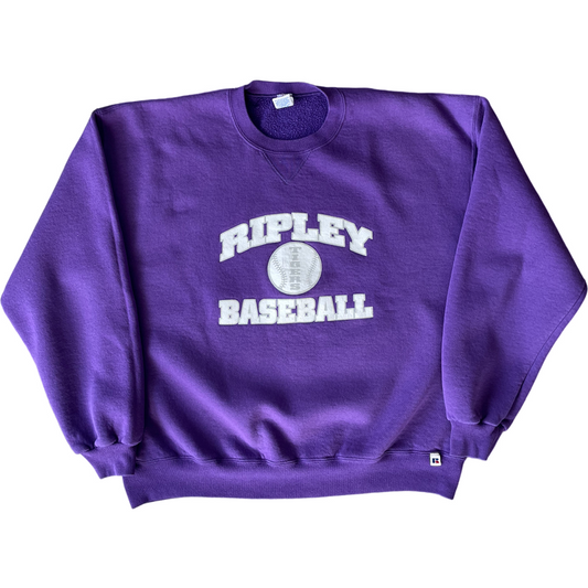 M - VINTAGE RIPLEY BASEBALL SWEATSHIRT