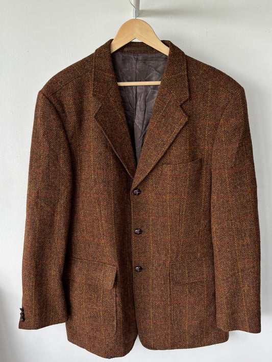 XL - VINTAGE HARRIS TWEED BLAZER