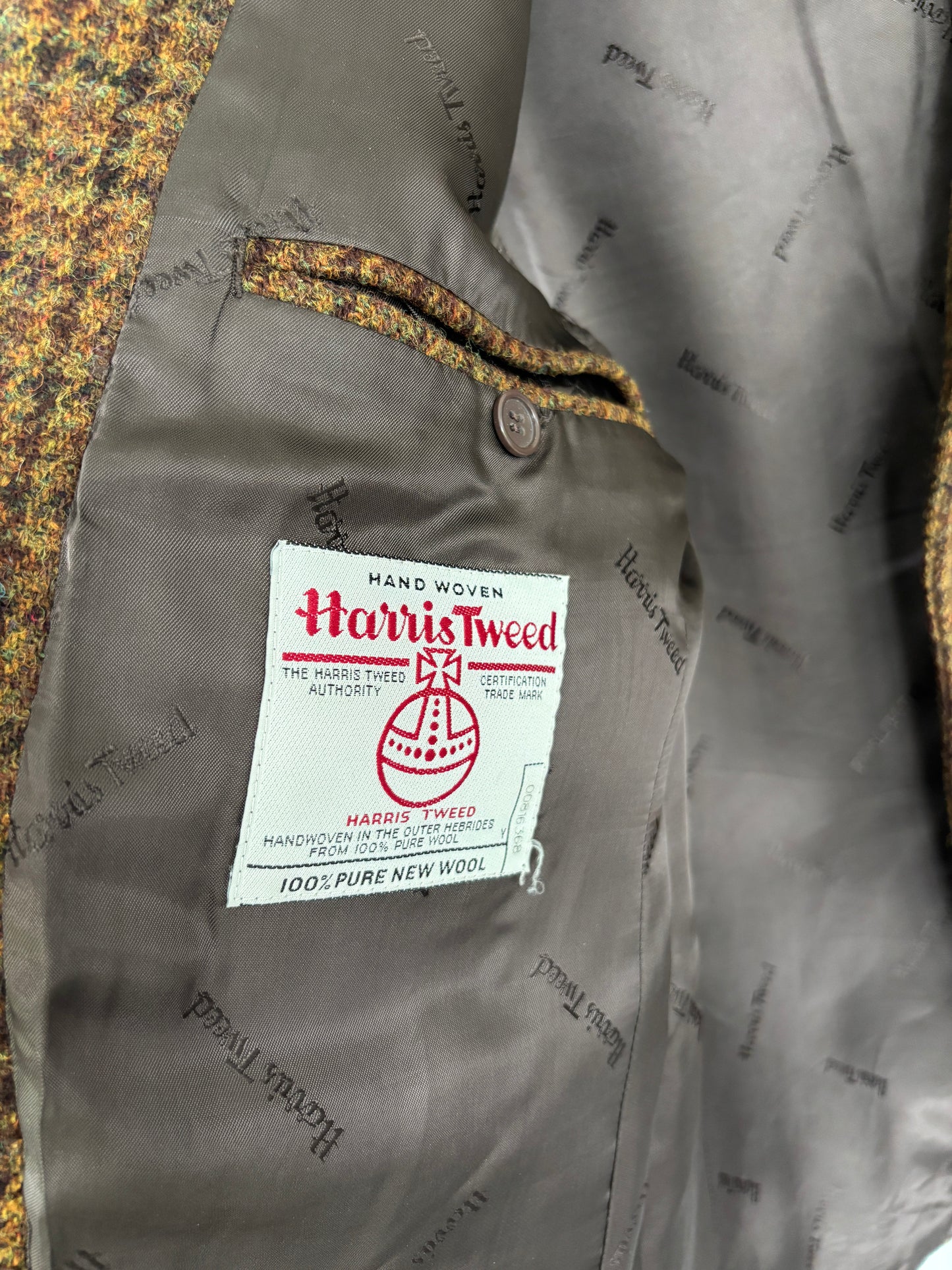 M - VINTAGE HARRIS TWEED BLAZER