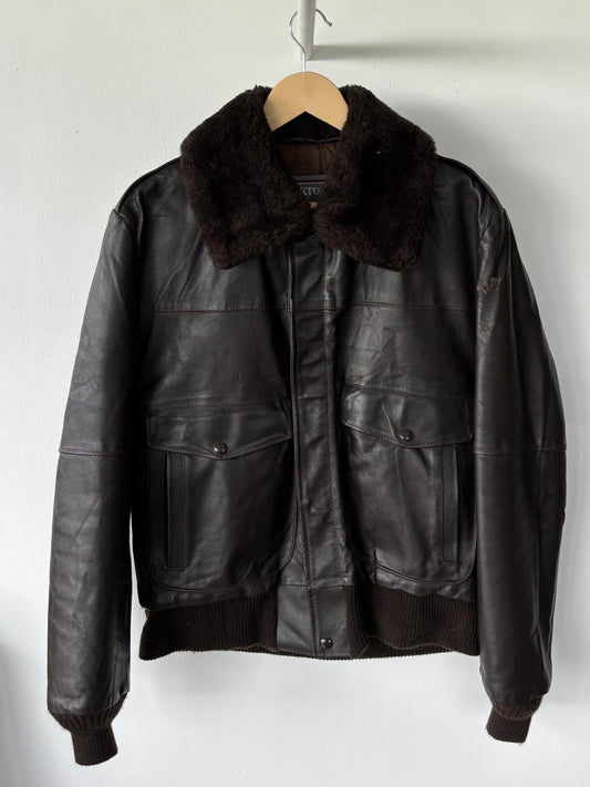 M - VINTAGE LEATHER JACKET