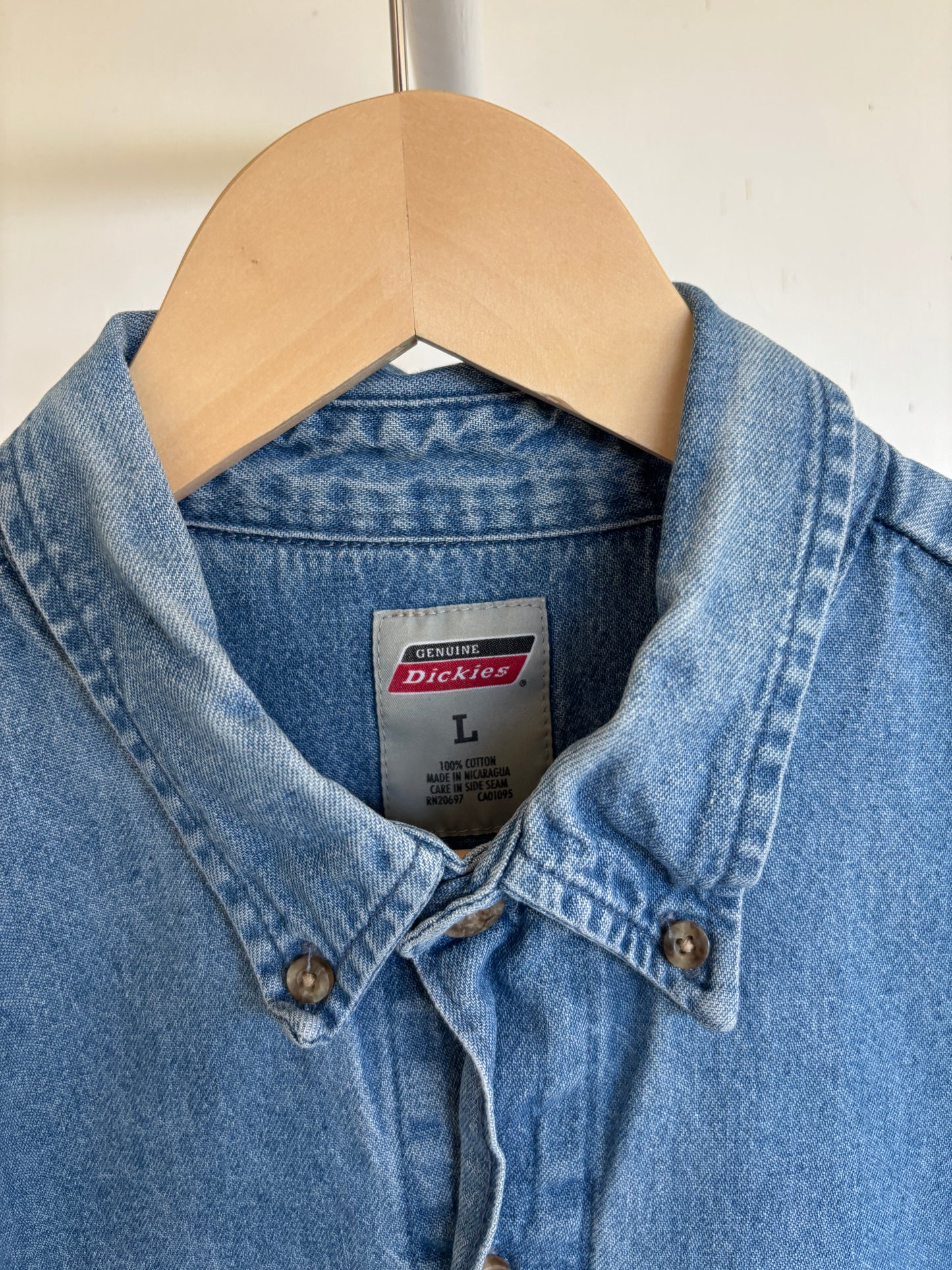 L - VINTAGE DICKIES DENIM SHIRT