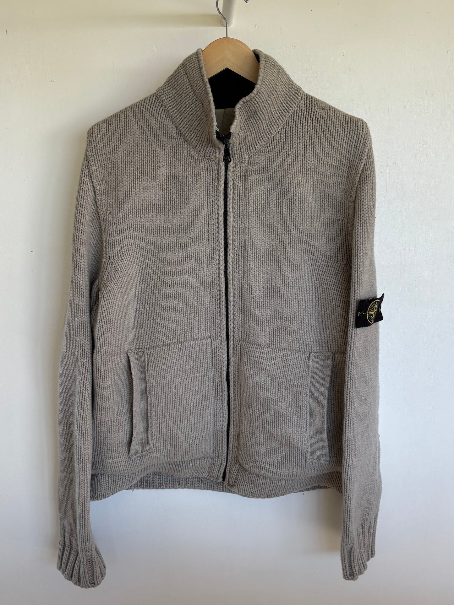 L - VINTAGE STONE ISLAND ZIP SWEATSHIRT