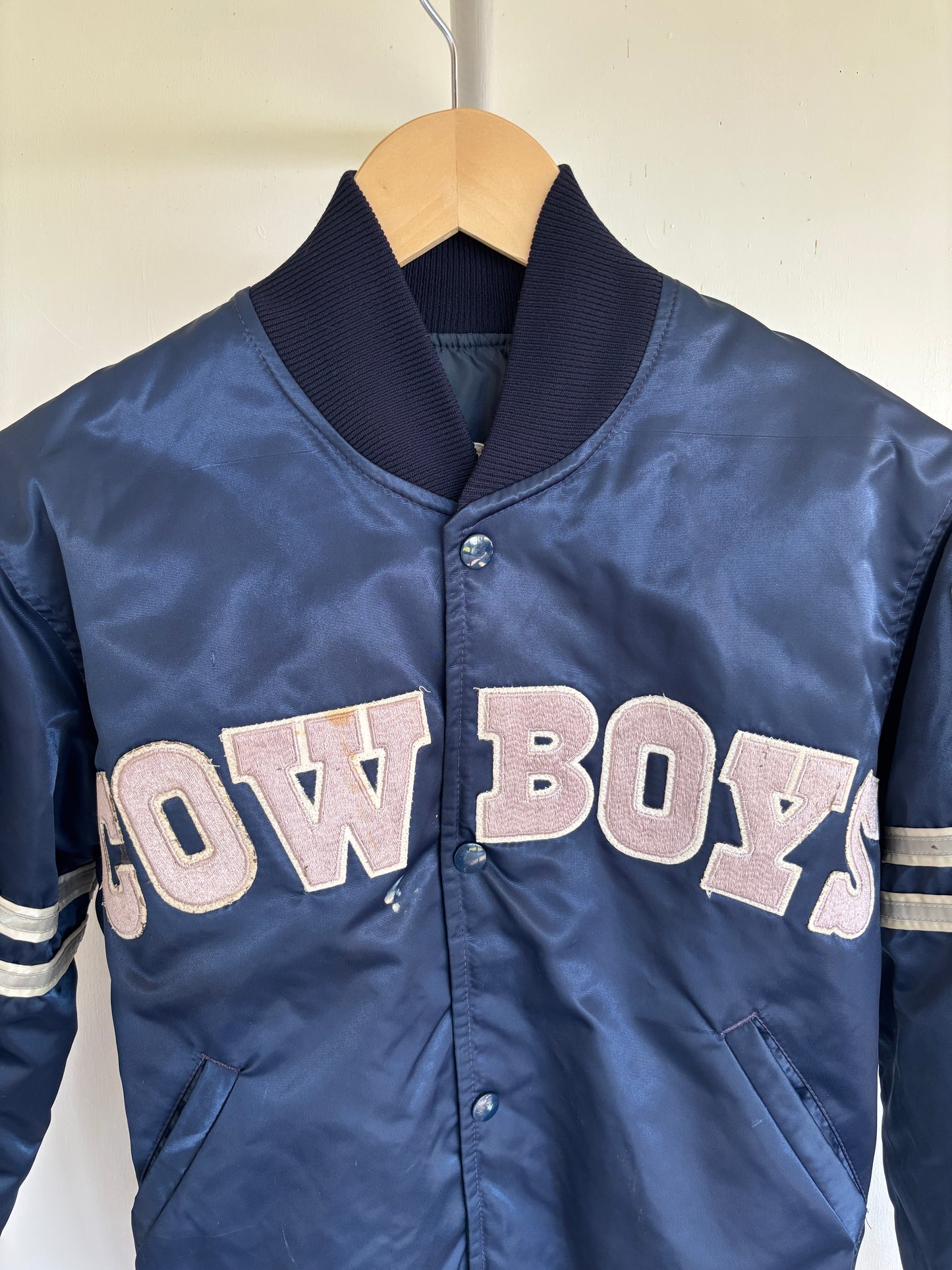 S - VINTAGE DALLAS COWBOYS SATIN JACKET