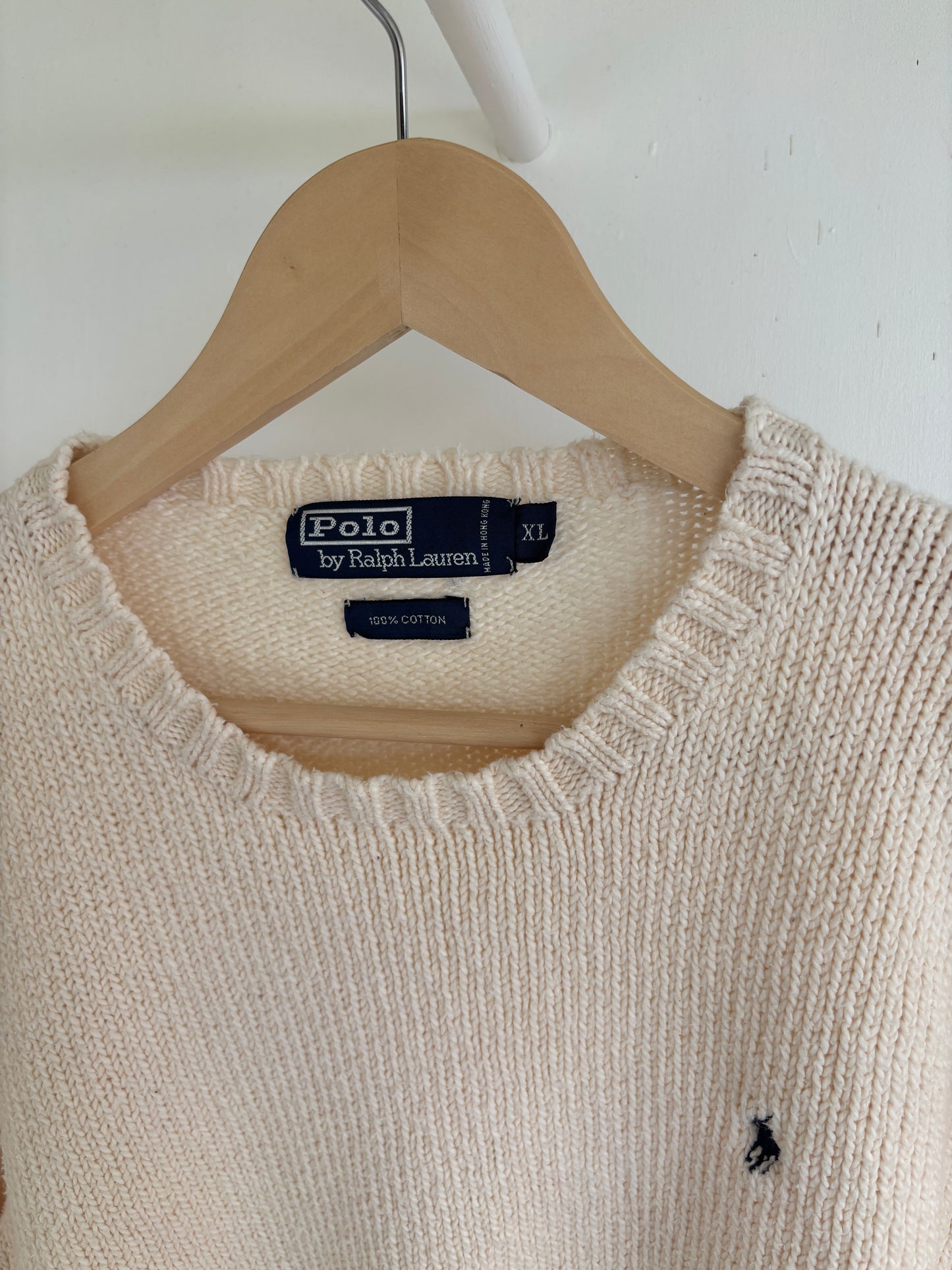 M - VINTAGE RALPH LAUREN KNITTED SWEATSHIRT