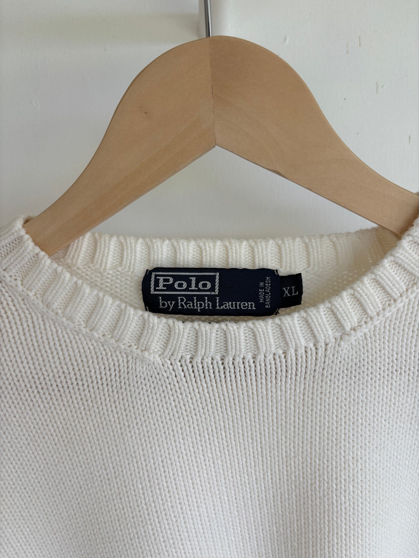 M - VINTAGE RALPH LAUREN KNITTED SWEATSHIRT