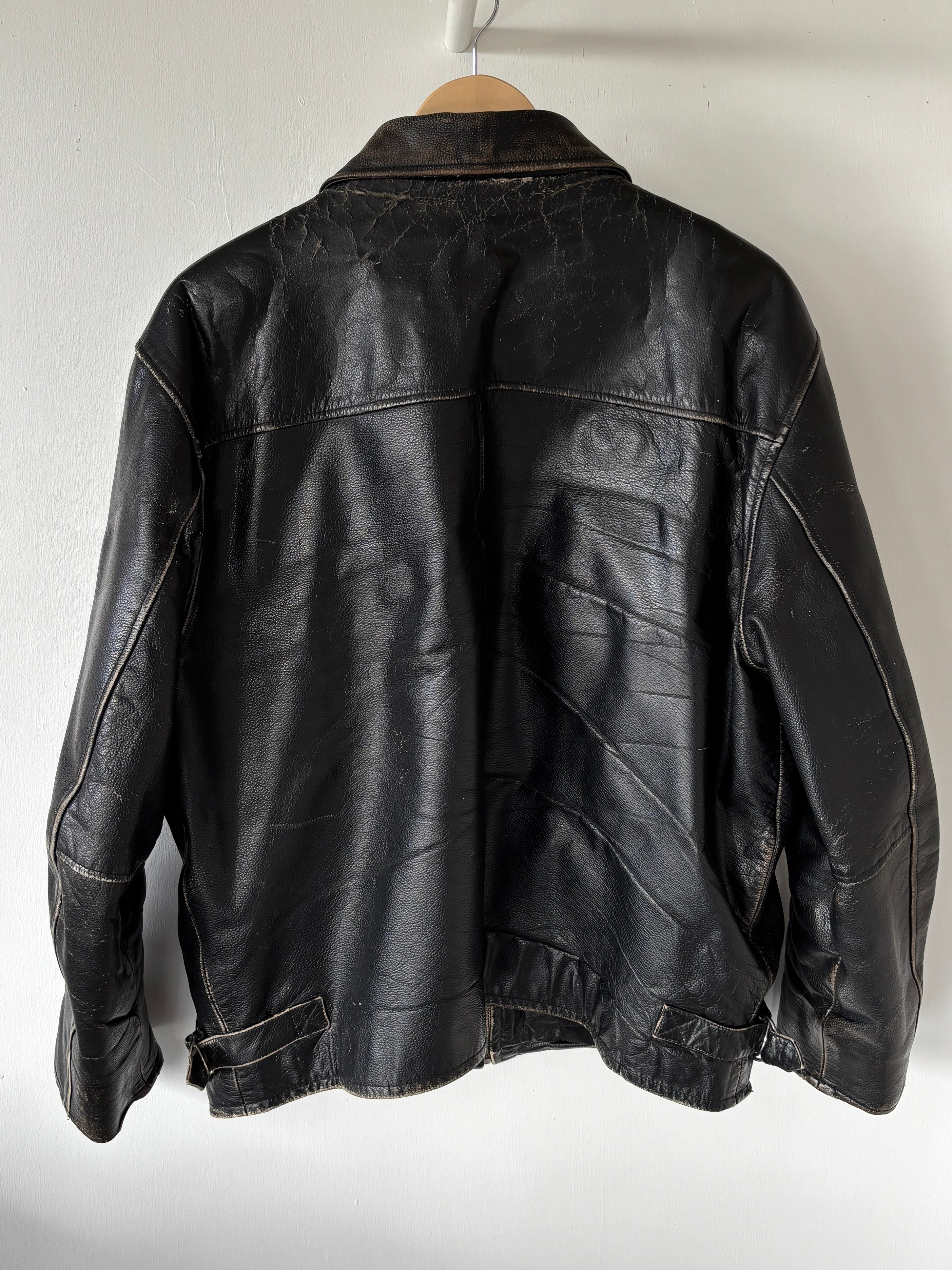 L - VINTAGE LEATHER JACKET – Govintage