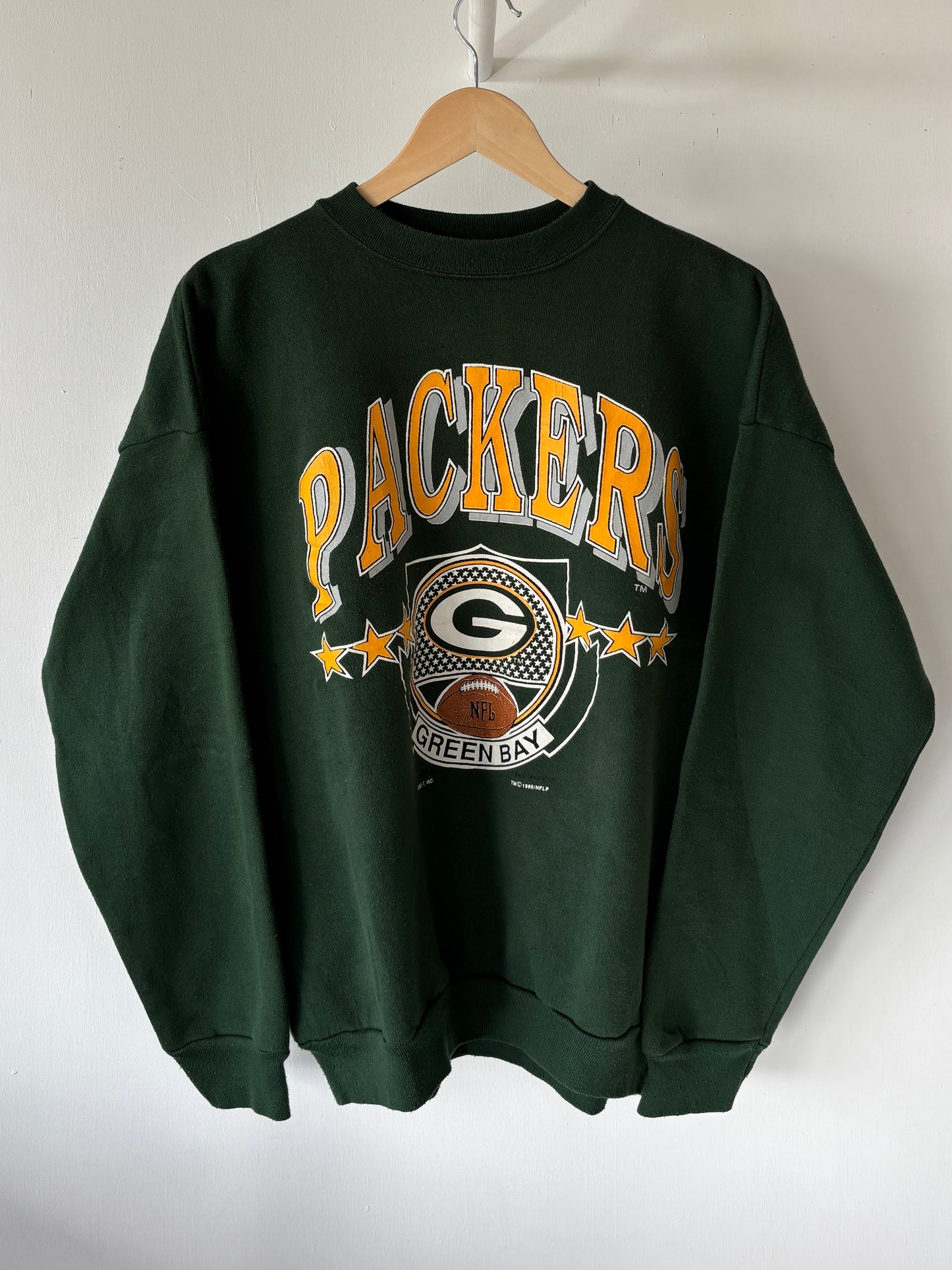 M - VINTAGE 90 GREEN BAY PACKERS SWEATSHIRT
