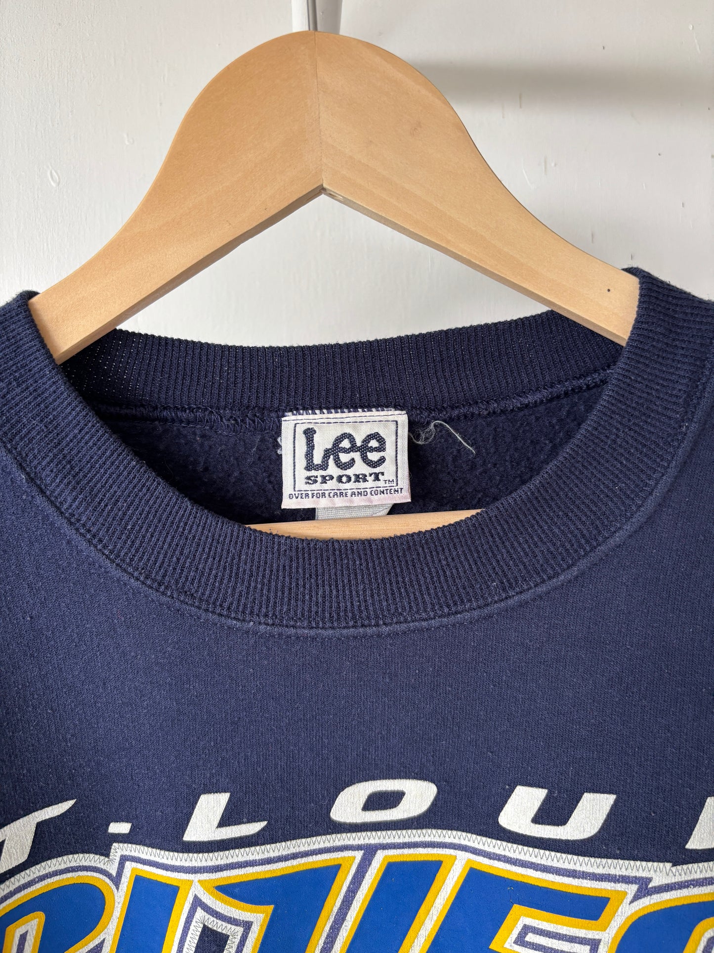 L - VINTAGE ST LOUIS BLUES SWEATSHIRT