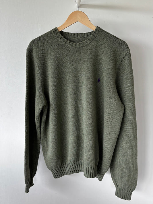 L - VINTAGE RALPH LAUREN KNITTED SWEATSHIRT