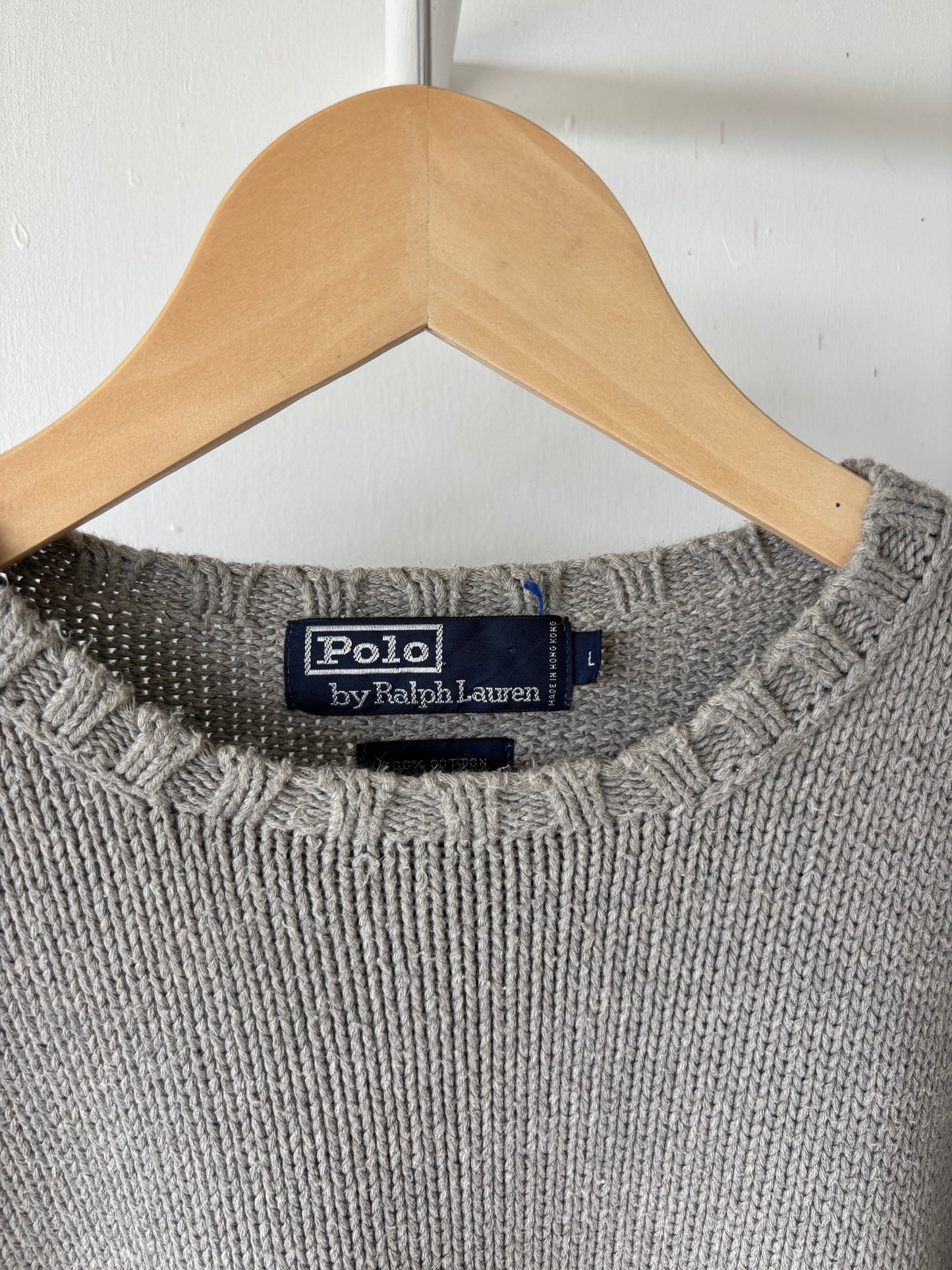 M - VINTAGE RALPH LAUREN KNITTED SWEATSHIRT