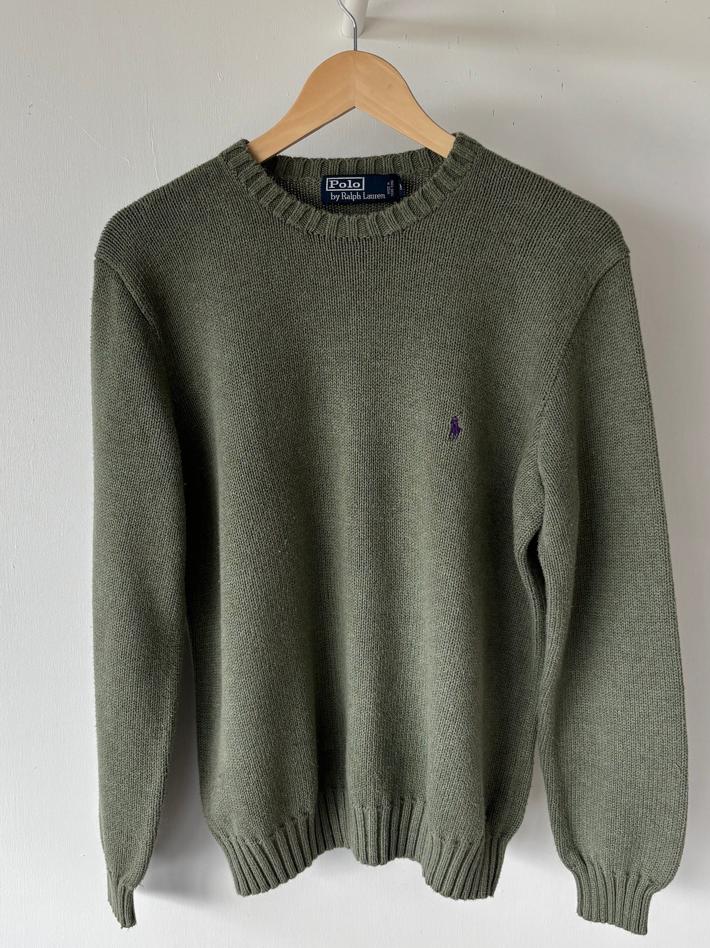 M - VINTAGE RALPH LAUREN KNITTED SWEATSHIRT