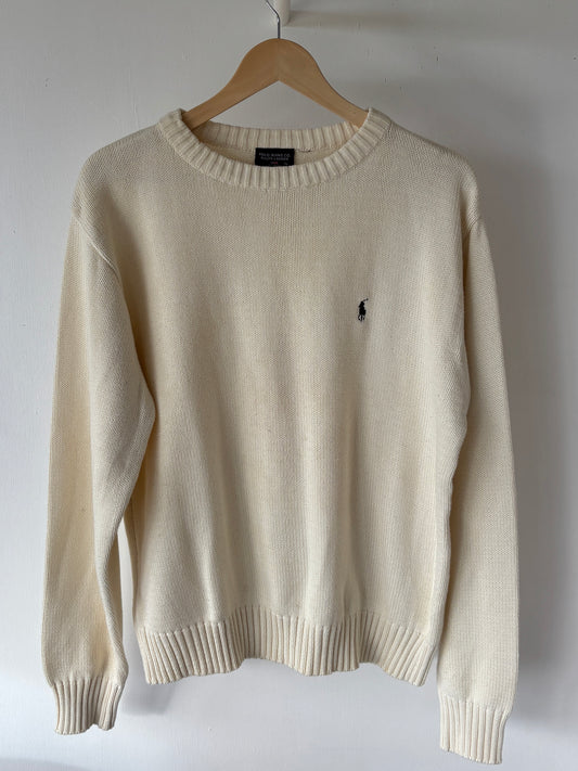 L - VINTAGE RALPH LAUREN KNITTED SWEATSHIRT