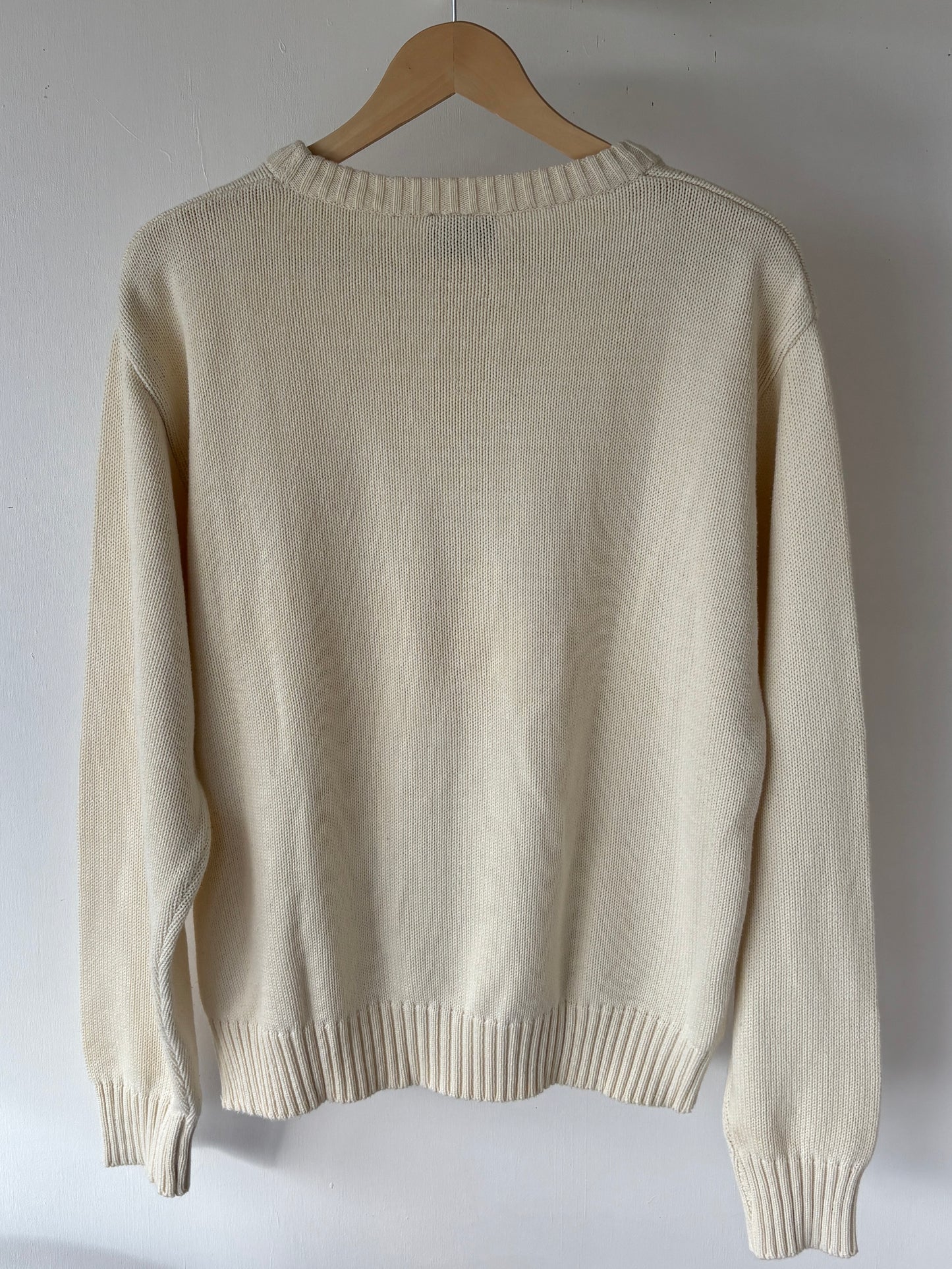 L - VINTAGE RALPH LAUREN KNITTED SWEATSHIRT