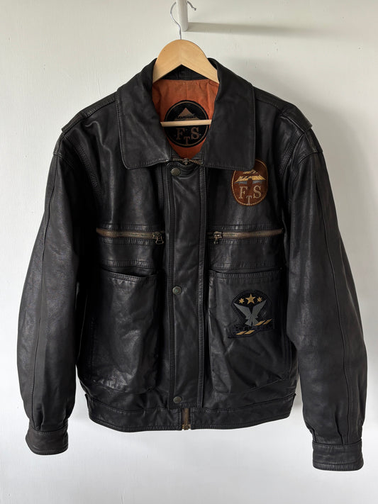 M - VINTAGE LEATHER JACKET