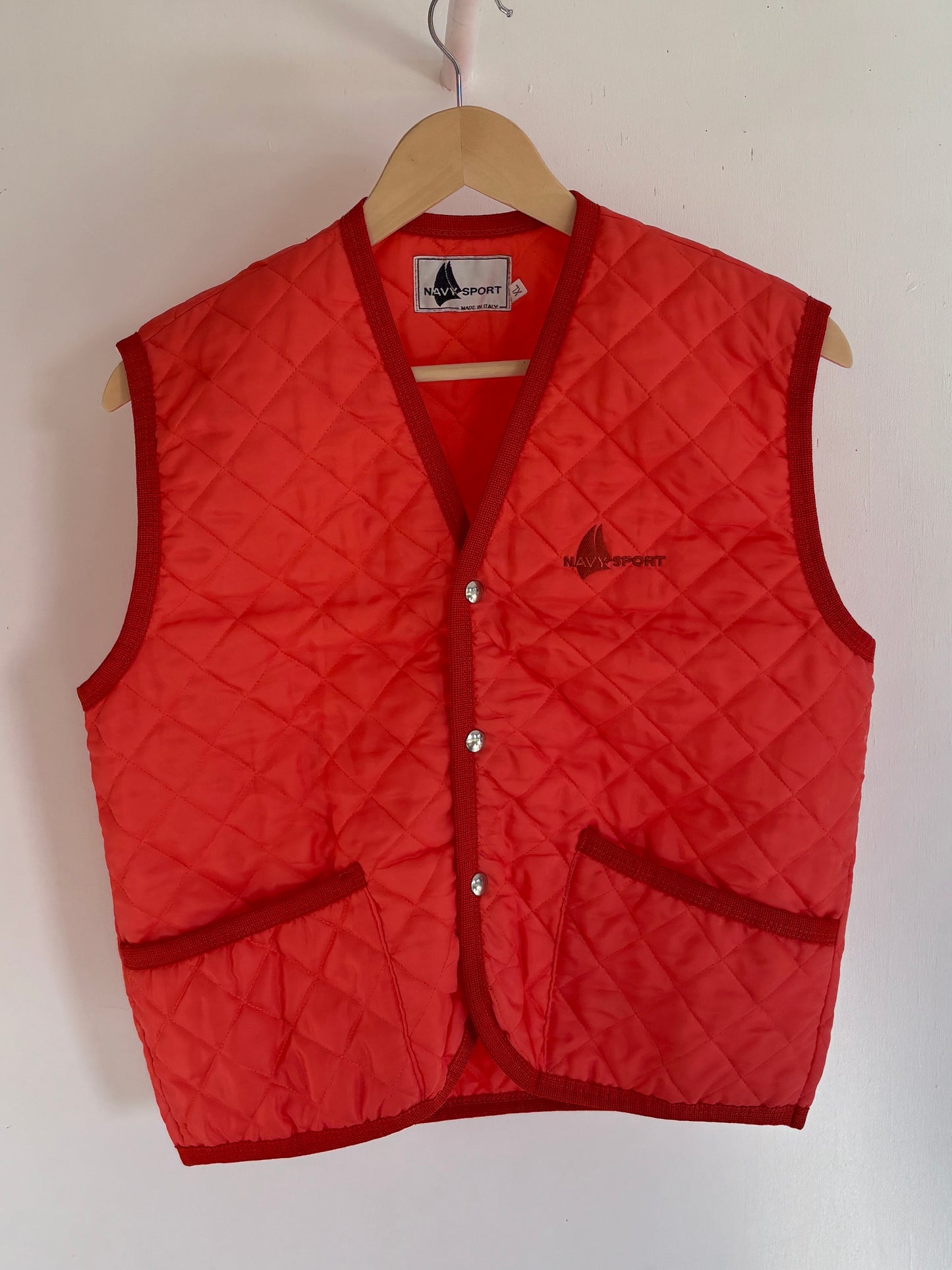 XS - VINTAGE QUILTED VEST
