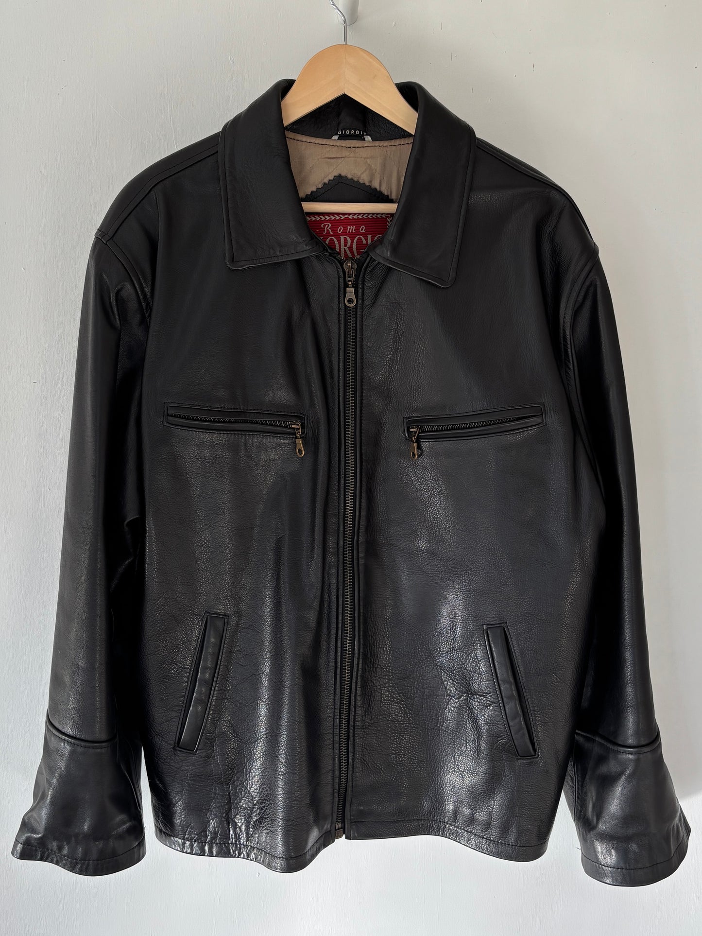 XL - VINTAGE LEATHER JACKET