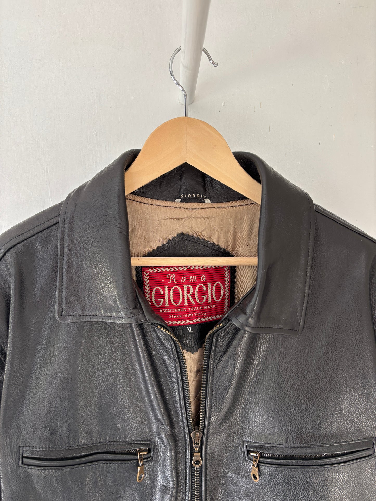 XL - VINTAGE LEATHER JACKET