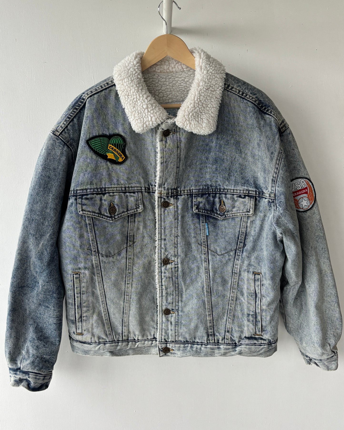 M - VINTAGE CARRERA SHERPA DENIM JACKET