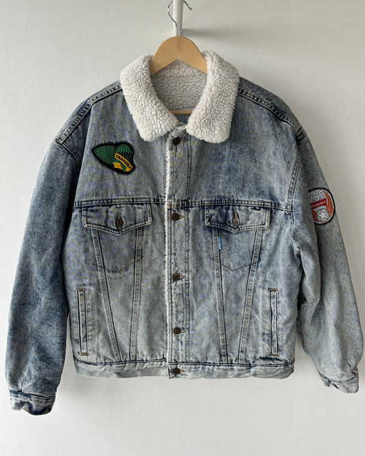 M - VINTAGE CARRERA SHERPA DENIM JACKET