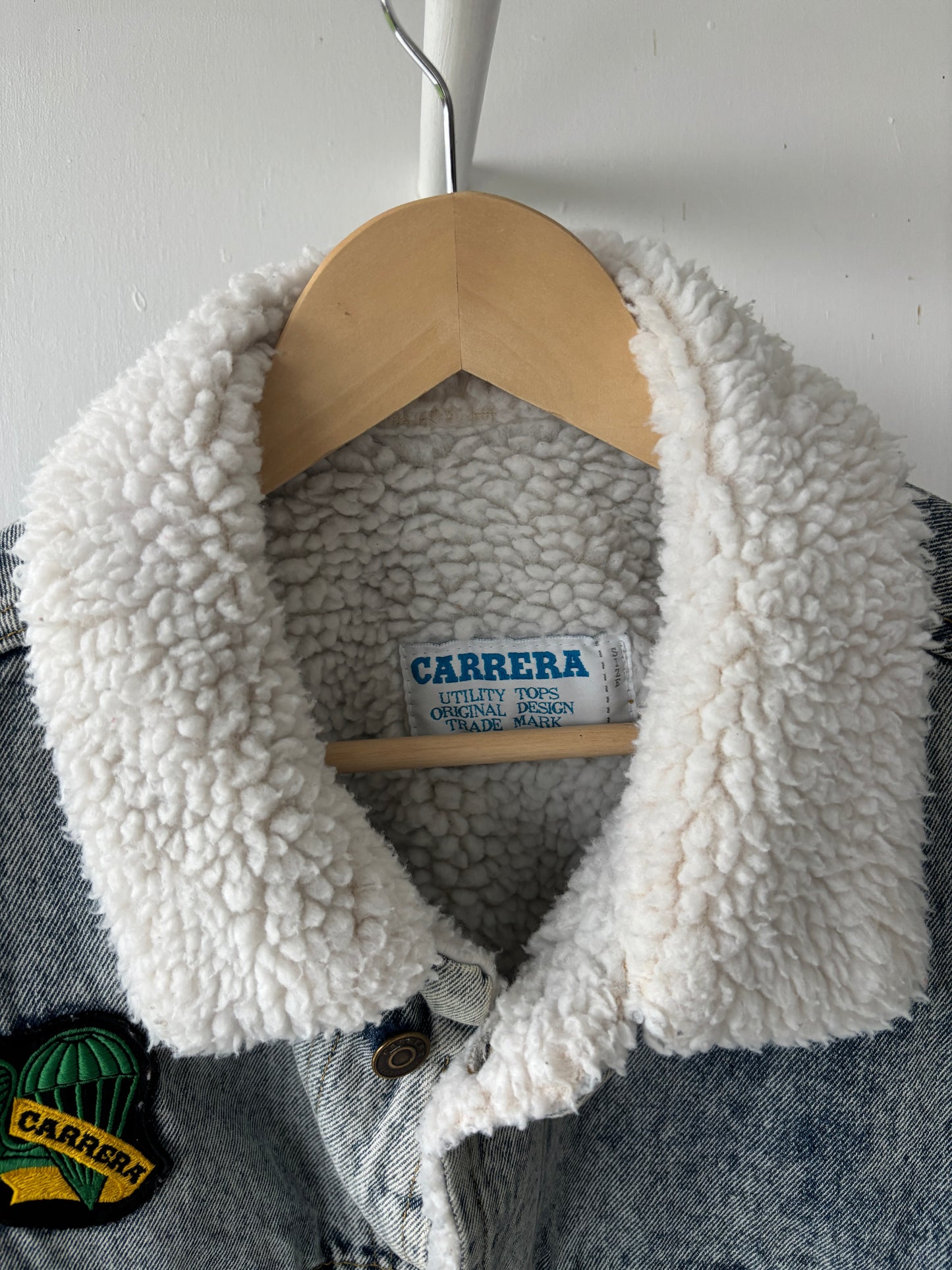 M - VINTAGE CARRERA SHERPA DENIM JACKET