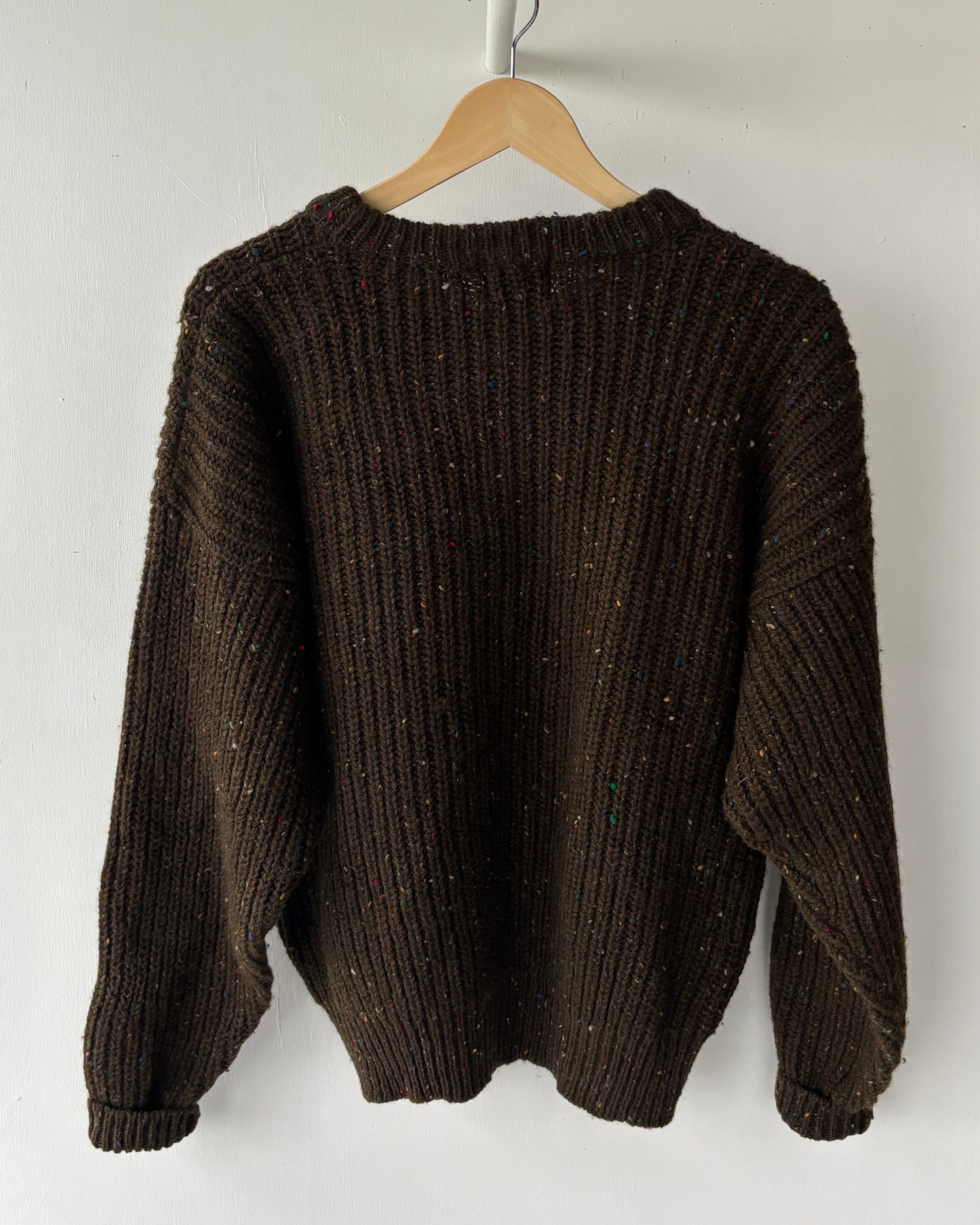 M - VINTAGE KNITTED WOOL SWEATSHIRT