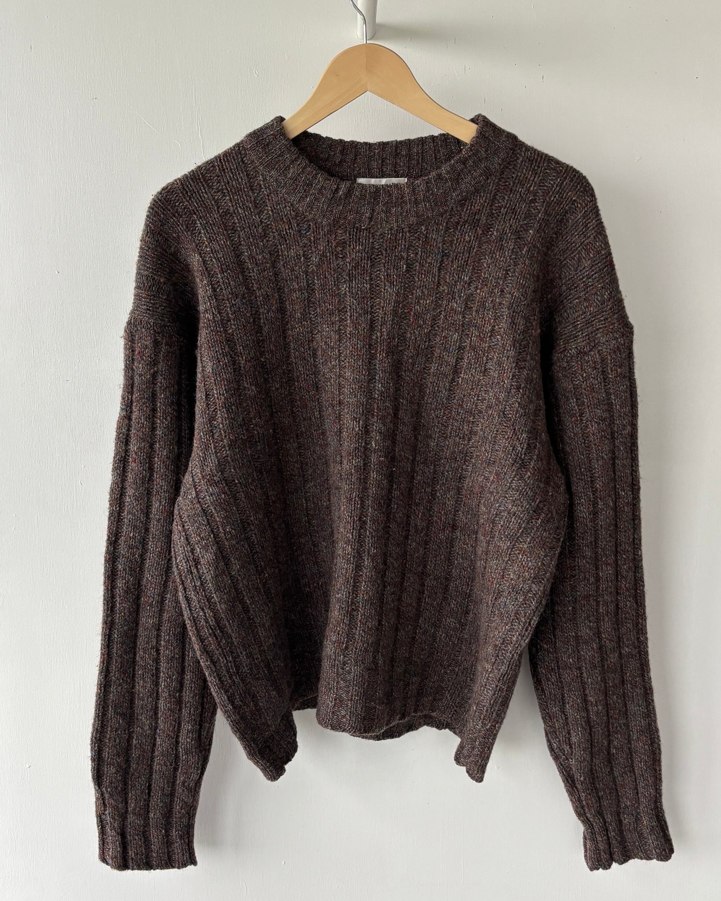 L - VINTAGE KNITTED WOOL SWEATSHIRT