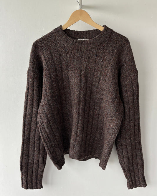 L - VINTAGE KNITTED WOOL SWEATSHIRT