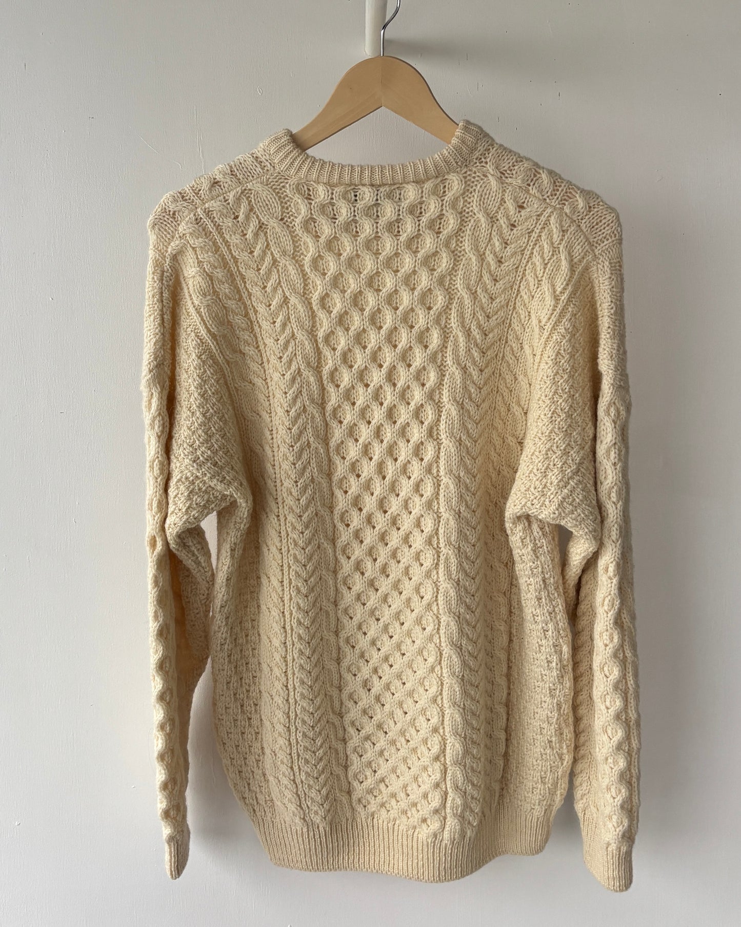 M - VINTAGE ARAN SWEATSHIRT