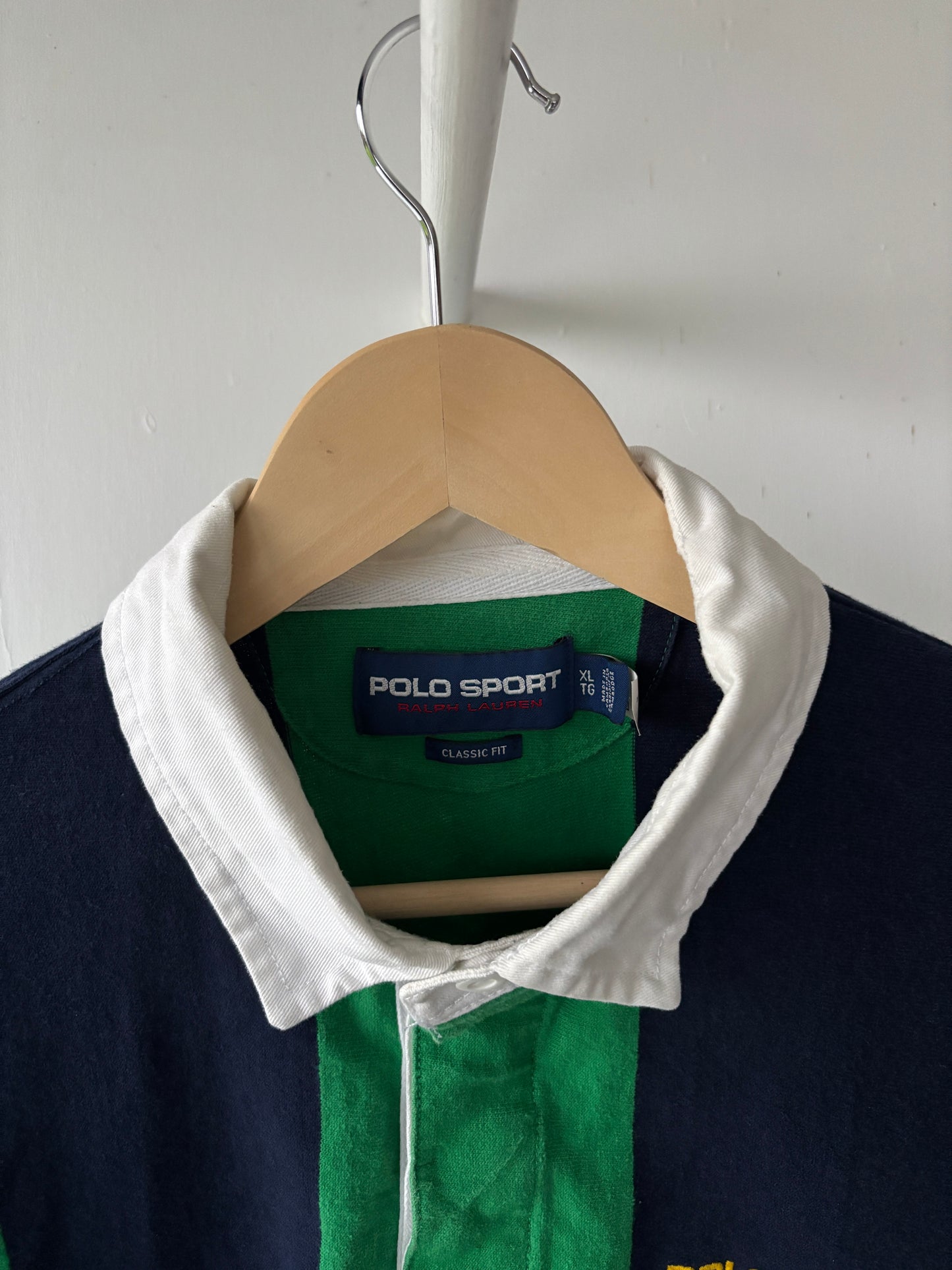 L - VINTAGE POLO SPORT RUGBY SHIRT