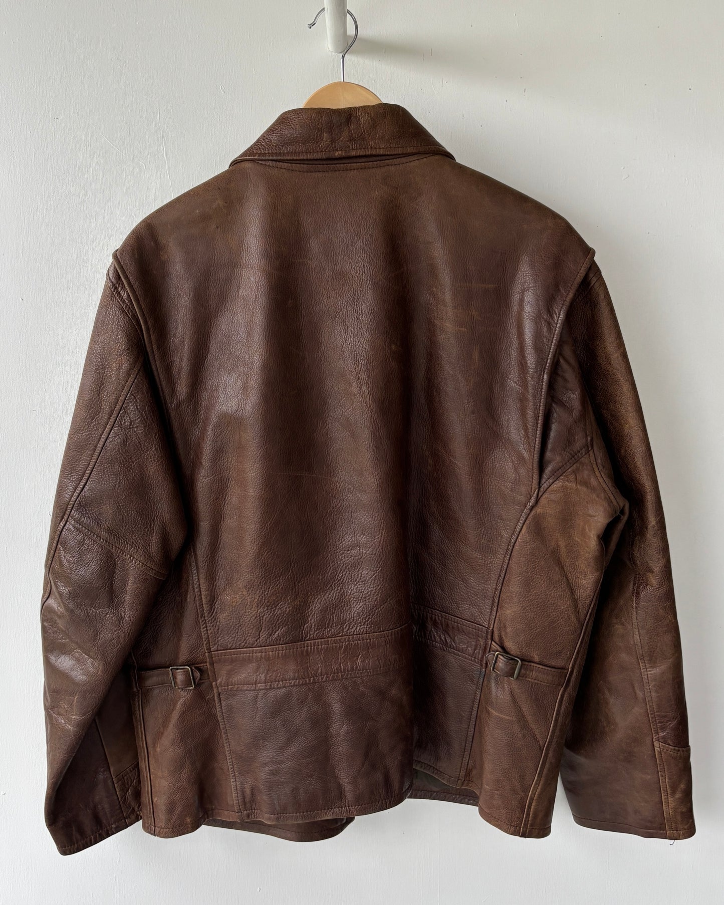 L - VINTAGE CHEVIGNON LEATHER JACKET