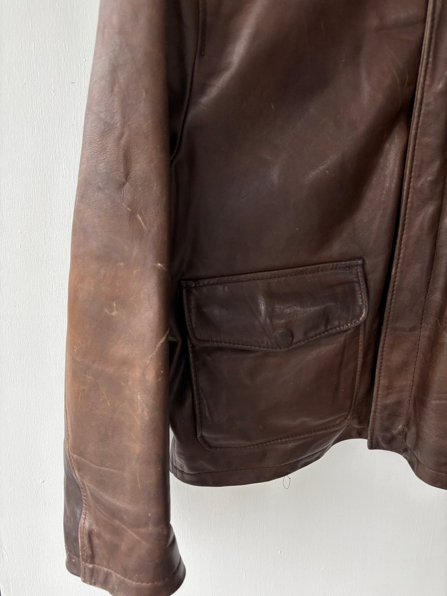 M - VINTAGE LEATHER JACKET